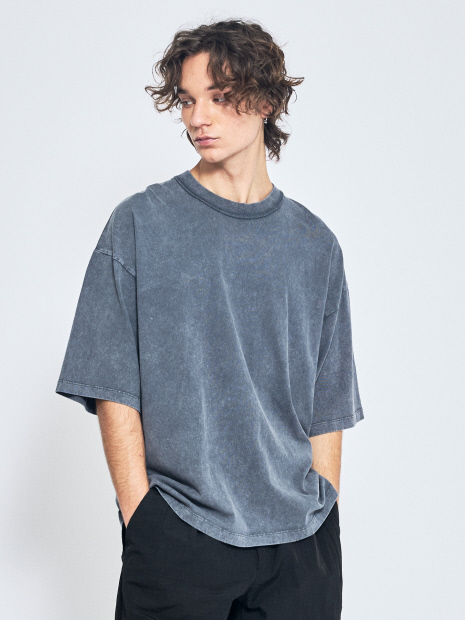 【ヴィンテージ加工】オーバーサイズ 半袖Tシャツ / オーバーサイズ【予約】