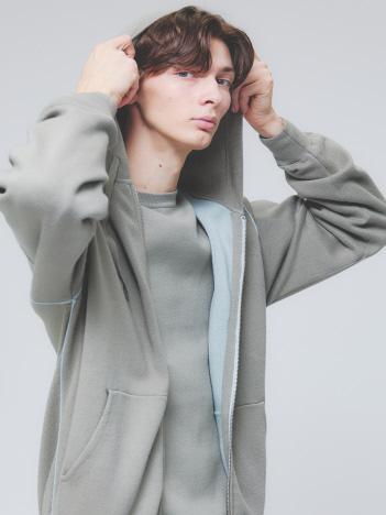 ABAHOUSE フード付きブラック　メンズ ABAHOUSE フード付きブラック メンズ パーカー (メンズ