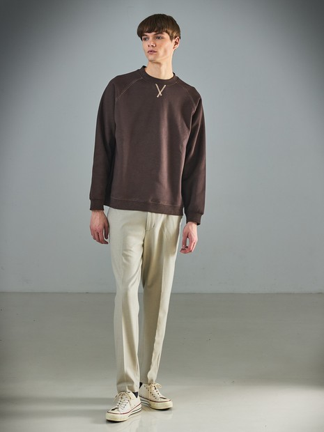 【コスミカルウォーム】 ノータック イージースラックス / スリムシルエット