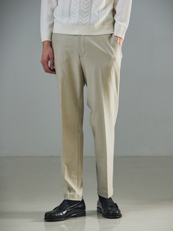 【コスミカルウォーム】 ノータック イージースラックス / スリムシルエット