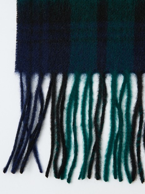 ウール×カシミヤ チェック マフラー / ON・OFF兼用｜ABAHOUSE / アバハウス