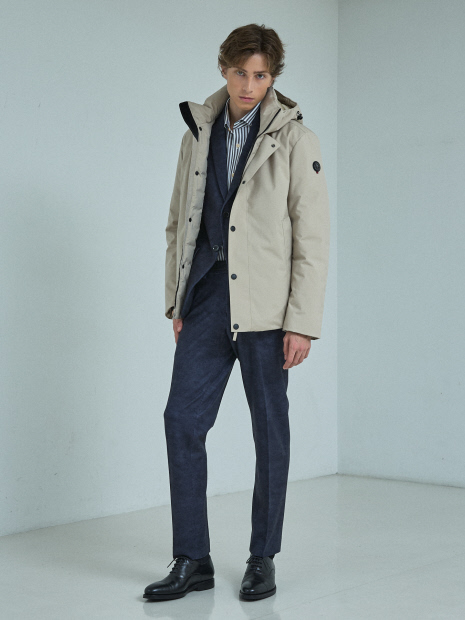 CAPE HORN】別注カラー / COCKBURN / フーデット ショートダウン