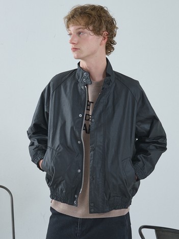 【Barbour / バブアー】TRANSPORT / トランスポート スタンドカラー ワックス ブルゾン