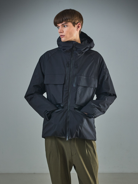 CAPE HORN】ANTARTICA シンサレート中綿ブルゾン / フーデットダウン