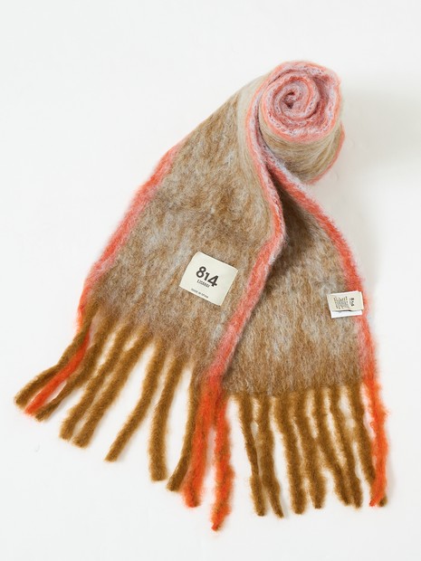 【NEW】アバハウス（ABAHOUSE）/【814 EZCARAY】TWIST FRAME モヘヤ マフラー 814 EZCARAY】TWIST FRAME モヘヤ マフラー｜ABAHOUSE / アバハウス