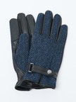 Harris Tweed ベルト付きグローブ / タッチパネル対応