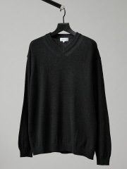WOOL MIX ブークレーＶネックニット