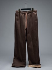 25AW/セットアップ対応】レザー テーパード スラックスパンツ