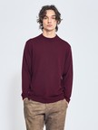 Pure Merino ハイゲージモックネック ニット プルオーバー