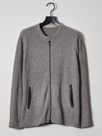 カールヤーン ニットライダース / ニットブルゾン