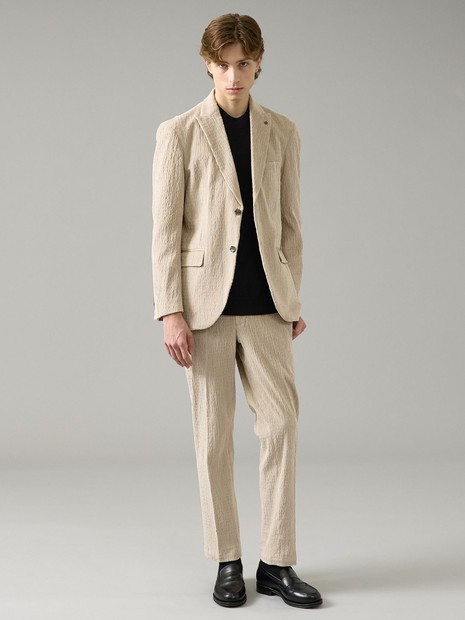 【セットアップ対応】シャーリング コーデュロイ イージースラックス