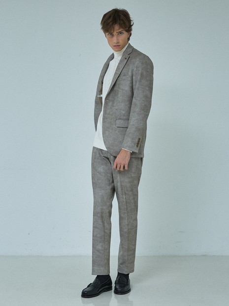 【セットアップ対応】Down Fabric フェードスエード イージースラックス / 2WAYストレッチ 保温性