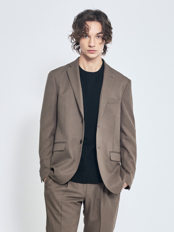 ABAHOUSE - 【セットアップ対応】デニムライク ジャケット / FLEX JACKET / 2WAYストレッチ 防シワ性 手洗い可【予約】