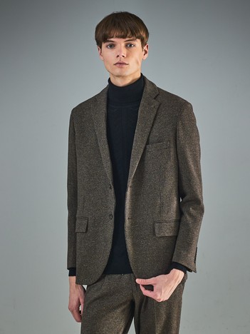 ABAHOUSE - 【セットアップ対応】WOOL×COTTON ムリネ ジャージー ジャケット / FLEX JACKET / 2WAYストレッチ