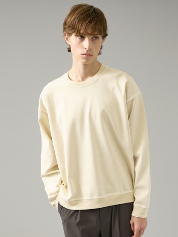 ABAHOUSE - 【スウェットライク】フェード ポンチ クルーネック プルオーバー