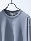 KNIT COLLAR コットンポンチ クルーネック半袖Tシャツ / リラックスフィット