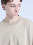 KNIT COLLAR コットンポンチ クルーネック半袖Tシャツ / リラックスフィット