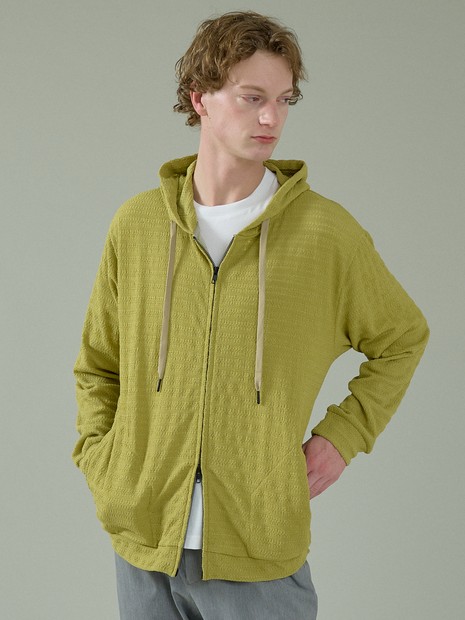 シアーストレッチ ダブルジップ メッシュパーカー【予約】｜ABAHOUSE