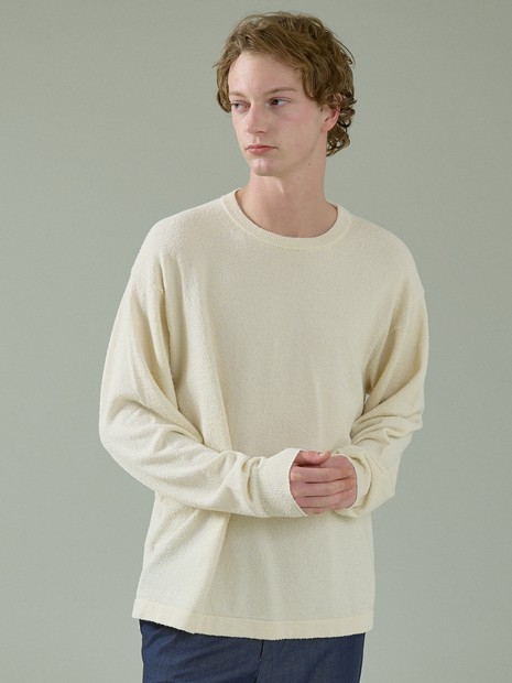 WOOL MIX メランジシャギー アランニット｜ABAHOUSE / アバハウス