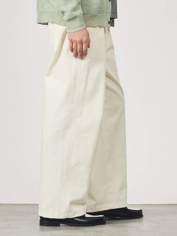 2タック チノワイドパンツ / イージーパンツ【追加生産】