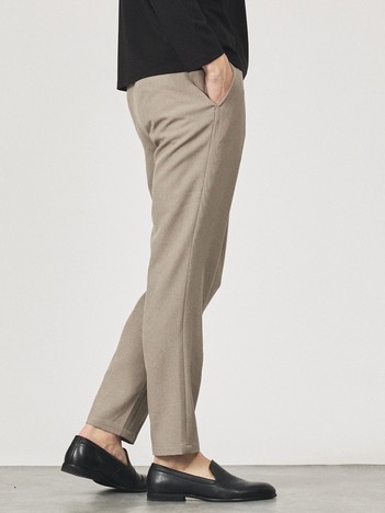 カルゼストレッチ ノータック イージーパンツ / スリムテーパード