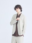 【セットアップ対応】デニムライクツイル シングルジャケット
