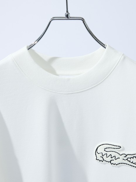 【LACOSTE / ラコステ】オーバーサイズクロックエンブレムスウェットTシャツ / 半袖スウェットTシャツ / 半袖トレーナー / ユニセックス