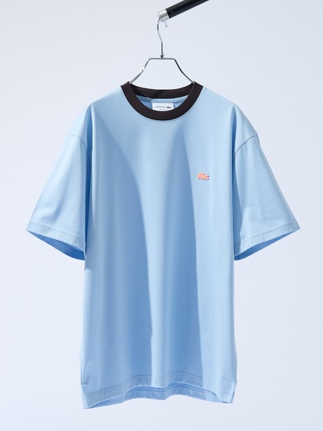 【LACOSTE / ラコステ】RIB TEE SHIRT / 配色ネックリブTシャツ / 半袖Tシャツ / ユニセックス