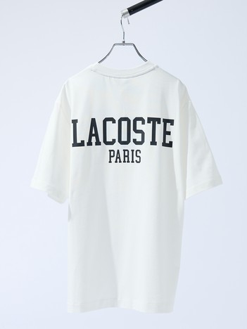 【LACOSTE / ラコステ】BACK PRINT BASIC TEE / バックプリントベーシックTシャツ / 半袖Tシャツ / ユニセックス
