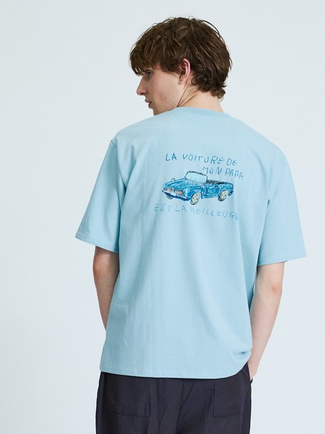HAND DRAWN ART – CAR Tシャツ / バックプリントTシャツ｜ABAHOUSE