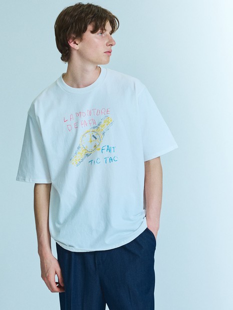 HAND DRAWN ART – WATCH Tシャツ / プリントTシャツ