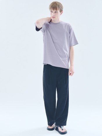圧着 シームレスTシャツ / リラックスフィット