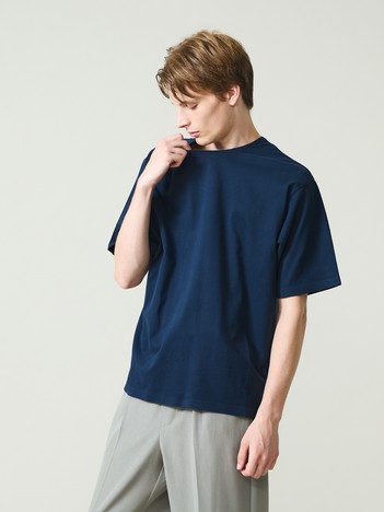 圧着 シームレスTシャツ / リラックスフィット