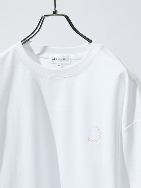 サークルロゴ　ワンポイント 刺繍Tシャツ