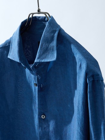 【WASH LINEN】ソフトリネン レギュラーフィットシャツ