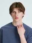 シュリンク天竺 クルーネック半袖Tシャツ