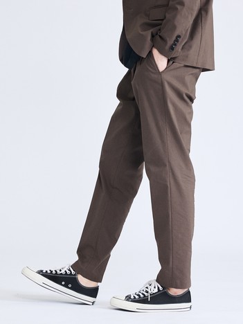 ABAHOUSE - 【セットアップ対応】スーパーストレッチ リネンイージースラックス