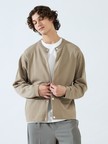 ストレッチニット クルーネックカーディガン
