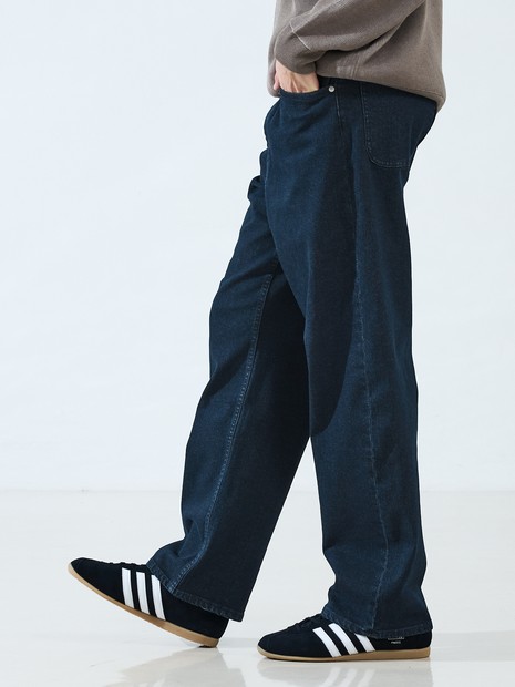 【セットアップ対応】COVEROSS DENIM ストレートスラックス / ストレッチ 抗菌防臭