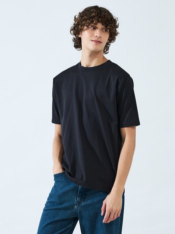 ドレススラブ クルーネック半袖Tシャツ
