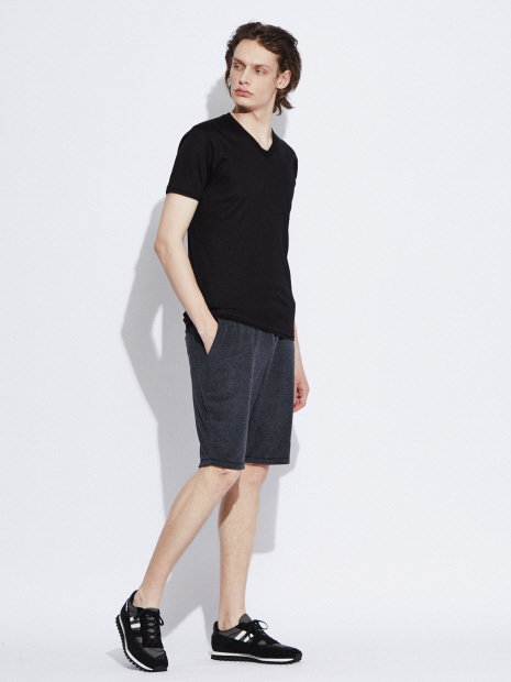 【Vネック】プライマリースムース半袖Tシャツ