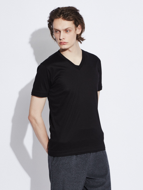 【Vネック】プライマリースムース半袖Tシャツ【予約】