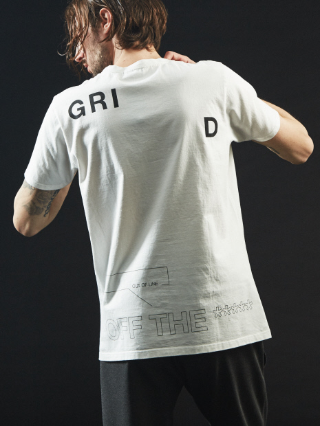 【タイポグラフィー】プリント クルーネック Tシャツ【予約】