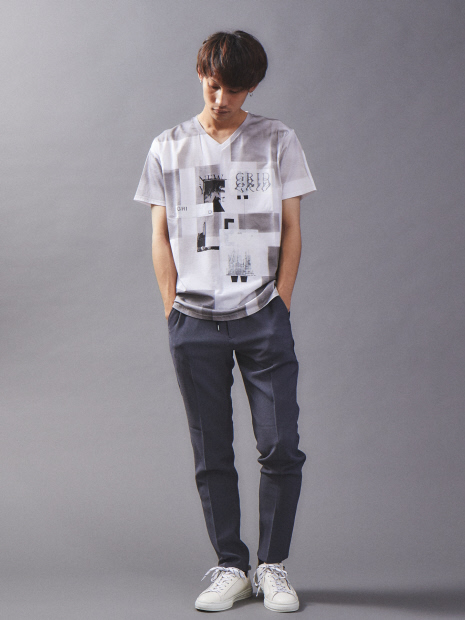 【数量限定】リメイクTシャツ (パッチワーク加工)