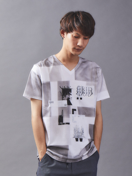 【数量限定】リメイクTシャツ (パッチワーク加工)