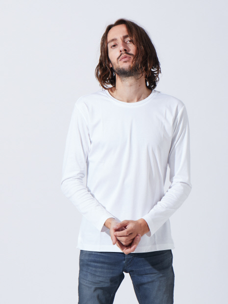 【ALBINI】 ロイヤルスムースクルーネック