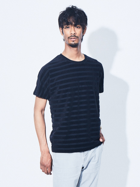 ベロアボーダーＴシャツ｜OUTLET (MEN'S) / アウトレット