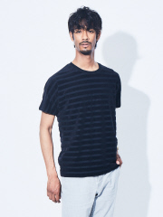 【20SS新作】ベロアボーダーTシャツ