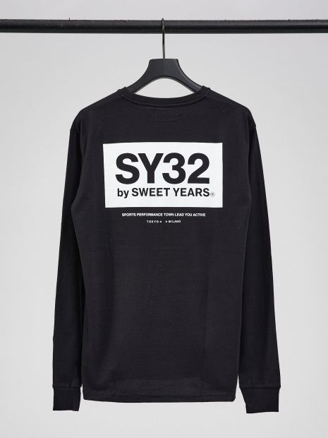 TNS1785J】SY32 by SWEET バックプリントロゴ 長袖Ｔシャツ｜5351POUR