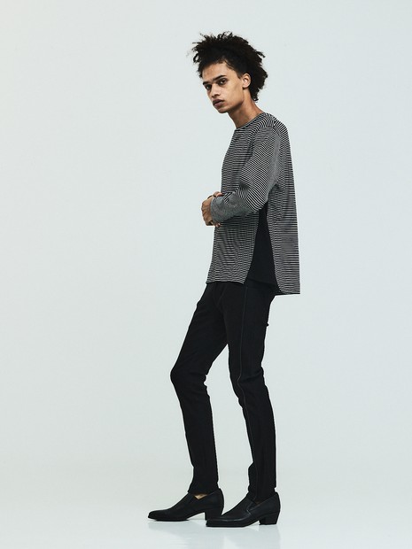 コンビネーション ボーダー 長袖 Tシャツ｜OUTLET (MEN'S) / アウトレット
